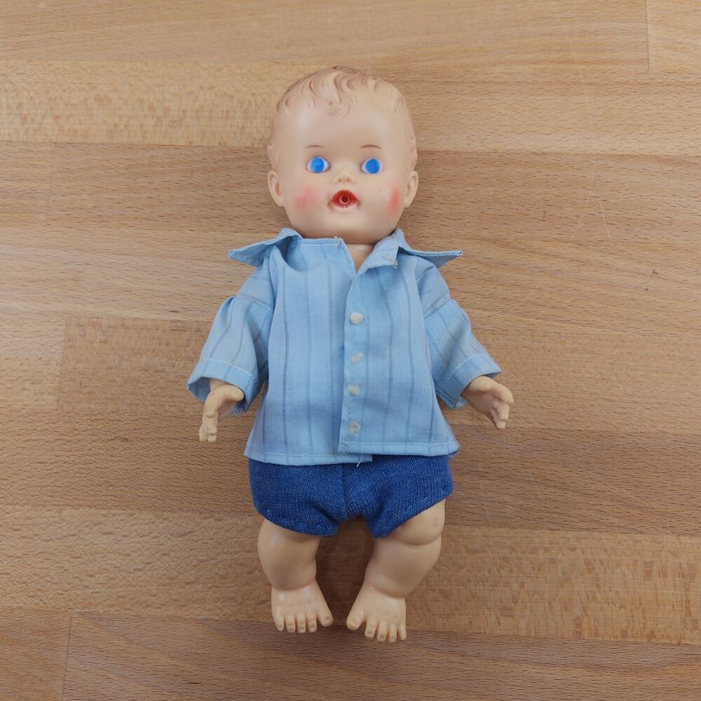 Vintage Ruth Newton- Sun Rubber Co Rubber Baby Doll 8.5"